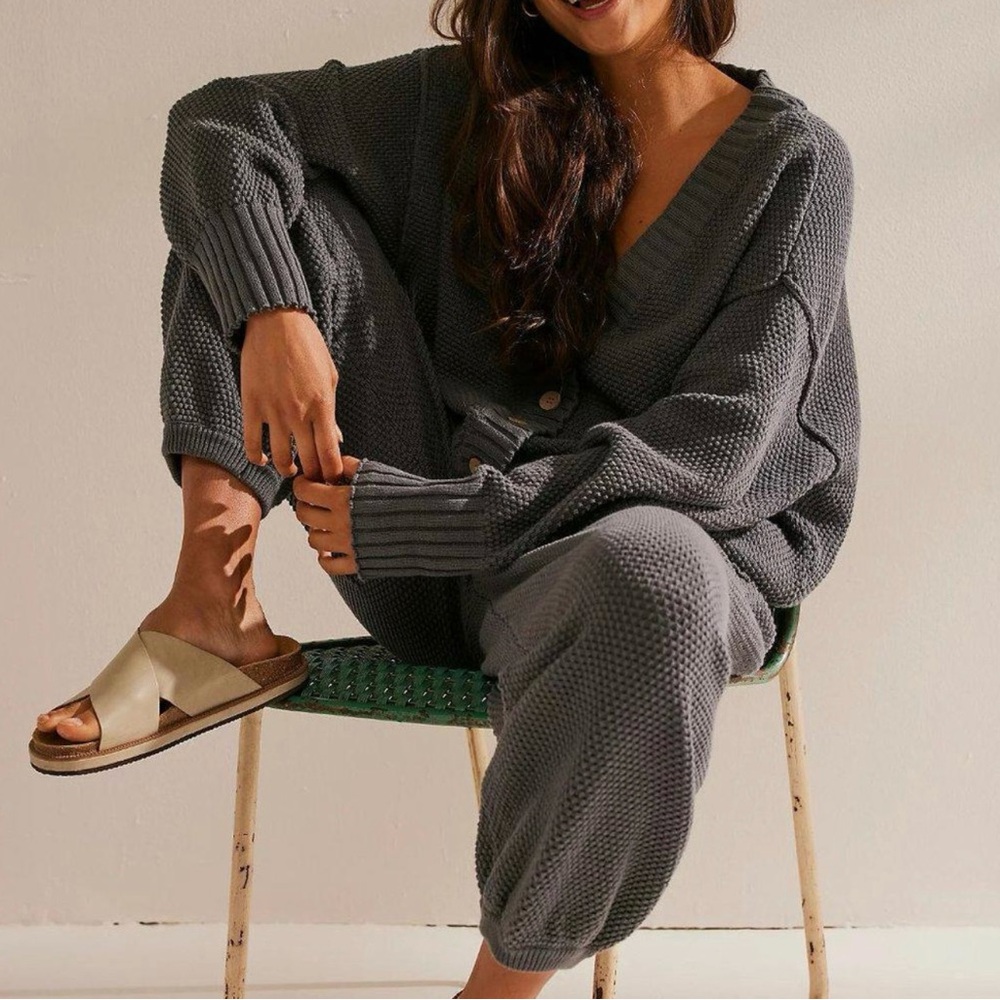 Free People Hailee cardi set in peppery
